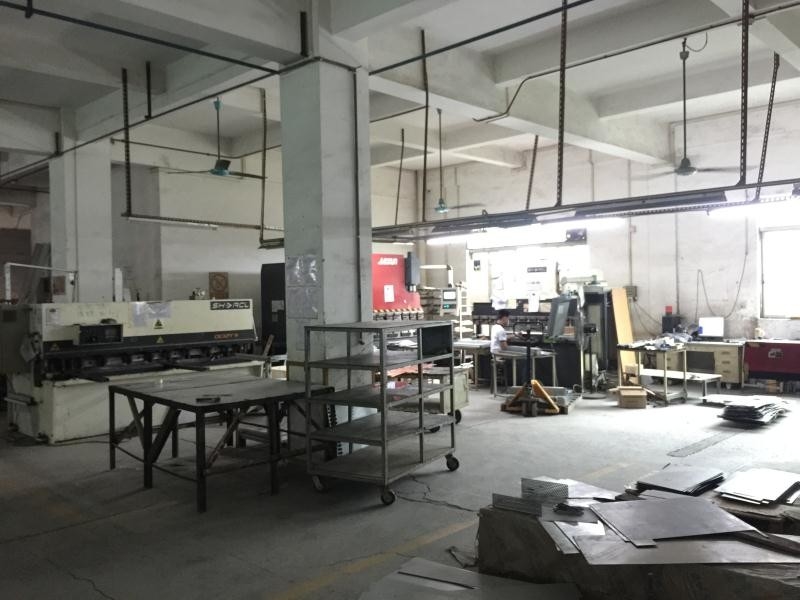 Guangzhou Ansheng Display Shelves Co.,Ltd üretici üretim hattı