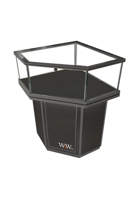 Special Combination Desk Jewelry Display Showcase with Lockable LED Lighting