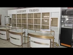 4000K-6000k LED Işıklı Kilitlenebilir Mücevher Dükkanı Vitrin